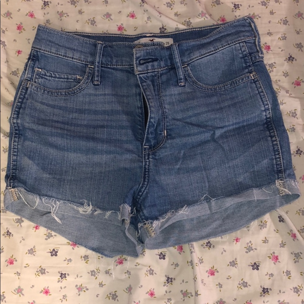 Hollister High Waisted Jean Shorts